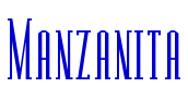 Manzanita font