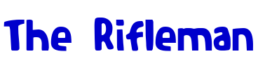 The Rifleman font