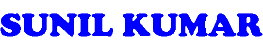 sunil kumar name logo