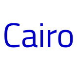 Cairo font