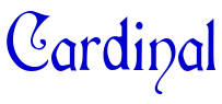 Cardinal font