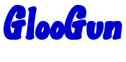 GlooGun font