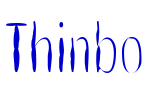 Thinbo font